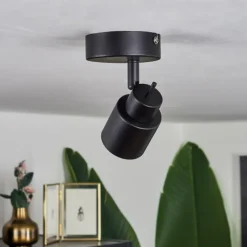 hofstein Plafonnier Nestavel LED Noir, 1 lumière* Éclairage Led