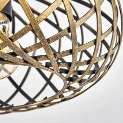 Lampes Dorées-hofstein Plafonnier Oravi Ancien, Or, 1 lumière