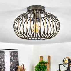 Lampes Dorées-hofstein Plafonnier Oravi Ancien, Or, 1 lumière