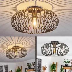 Lampes Dorées-hofstein Plafonnier Oravi Ancien, Or, 1 lumière