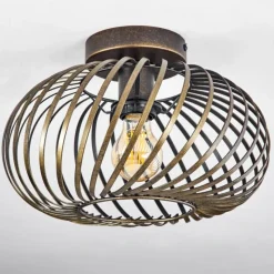 Lampes Dorées-hofstein Plafonnier Oravi Ancien, Or, 1 lumière