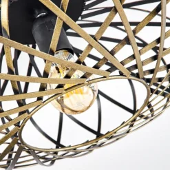 Lampes Dorées-hofstein Plafonnier Oravi Ancien, Or, 1 lumière