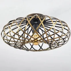 Lampes Dorées-hofstein Plafonnier Oravi Ancien, Or, 1 lumière