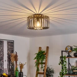 Style Boho-Chic-hofstein Plafonnier Oravi Bronze, 1 lumière