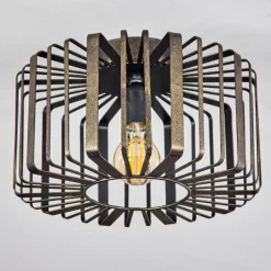 Style Boho-Chic-hofstein Plafonnier Oravi Bronze, 1 lumière