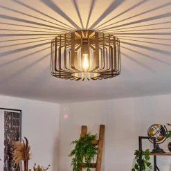 Style Boho-Chic-hofstein Plafonnier Oravi Bronze, 1 lumière