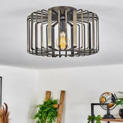 Style Boho-Chic-hofstein Plafonnier Oravi Bronze, 1 lumière