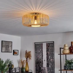 Luminaires Scandinaves-hofstein Plafonnier Oravi Écru, 1 lumière
