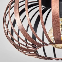 Style Boho-Chic-hofstein Plafonnier Oravi Cuivre, 1 lumière