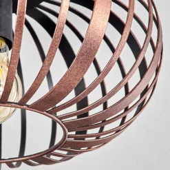 Style Boho-Chic-hofstein Plafonnier Oravi Cuivre, 1 lumière