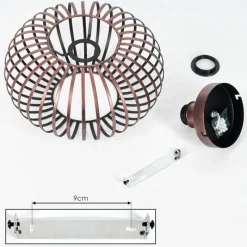 Lampes Industrielles-hofstein Plafonnier Oravi Cuivre, 1 lumière