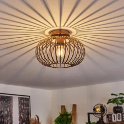 Lampes Industrielles-hofstein Plafonnier Oravi Cuivre, 1 lumière