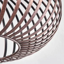 Lampes Industrielles-hofstein Plafonnier Oravi Cuivre, 1 lumière