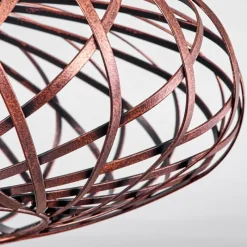 Lampes Vintages & Rétros-hofstein Plafonnier Oravi Cuivre, 1 lumière