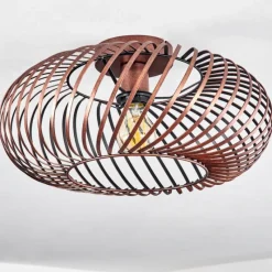 Lampes Vintages & Rétros-hofstein Plafonnier Oravi Cuivre, 1 lumière