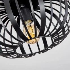 Style Boho-Chic-hofstein Plafonnier Oravi Noir, 1 lumière