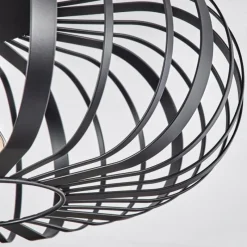 Style Boho-Chic-hofstein Plafonnier Oravi Noir, 1 lumière