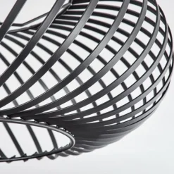 Lampes Vintages & Rétros-hofstein Plafonnier Oravi Noir, 1 lumière