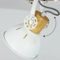 Luminaires Scandinaves-hofstein Plafonnier Orny Écru, Blanc, 3 lumières