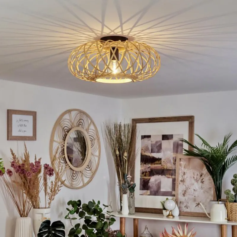 Luminaires Scandinaves-hofstein Plafonnier Pabu Écru, 1 lumière