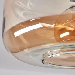 hofstein Plafonnier Pedreles Ambre, 1 lumière
