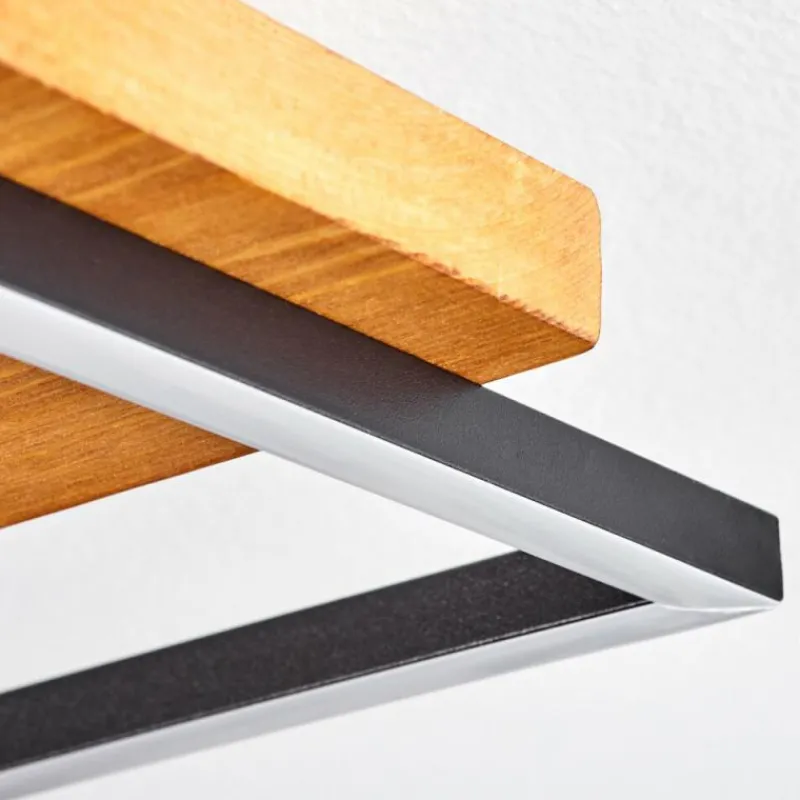 hofstein Plafonnier Pompu LED Écru, Noir, 1 lumière