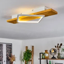 Luminaires Scandinaves-hofstein Plafonnier Pompu LED Écru, Blanc, 1 lumière