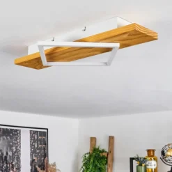 Luminaires Scandinaves-hofstein Plafonnier Pompu LED Écru, Blanc, 1 lumière