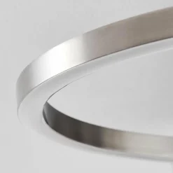 Lampes En Bois-hofstein Plafonnier Pompu LED Noir, 1 lumière