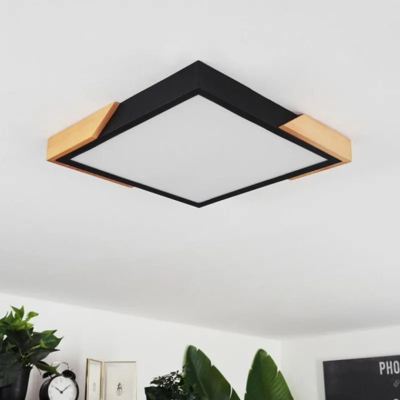 hofstein Plafonnier Pontchardon LED Écru, Noir, 1 lumière