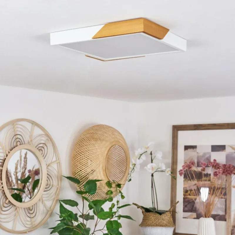 Luminaires Scandinaves-hofstein Plafonnier Pontchardon LED Écru, Blanc, 1 lumière