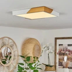 Luminaires Scandinaves-hofstein Plafonnier Pontchardon LED Écru, Blanc, 1 lumière