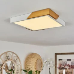 Luminaires Scandinaves-hofstein Plafonnier Pontchardon LED Écru, Blanc, 1 lumière