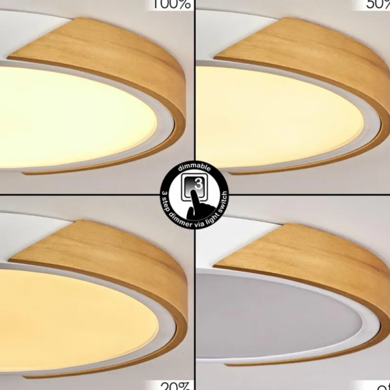 Luminaires Scandinaves-hofstein Plafonnier Pontchardon LED Blanc, 1 lumière