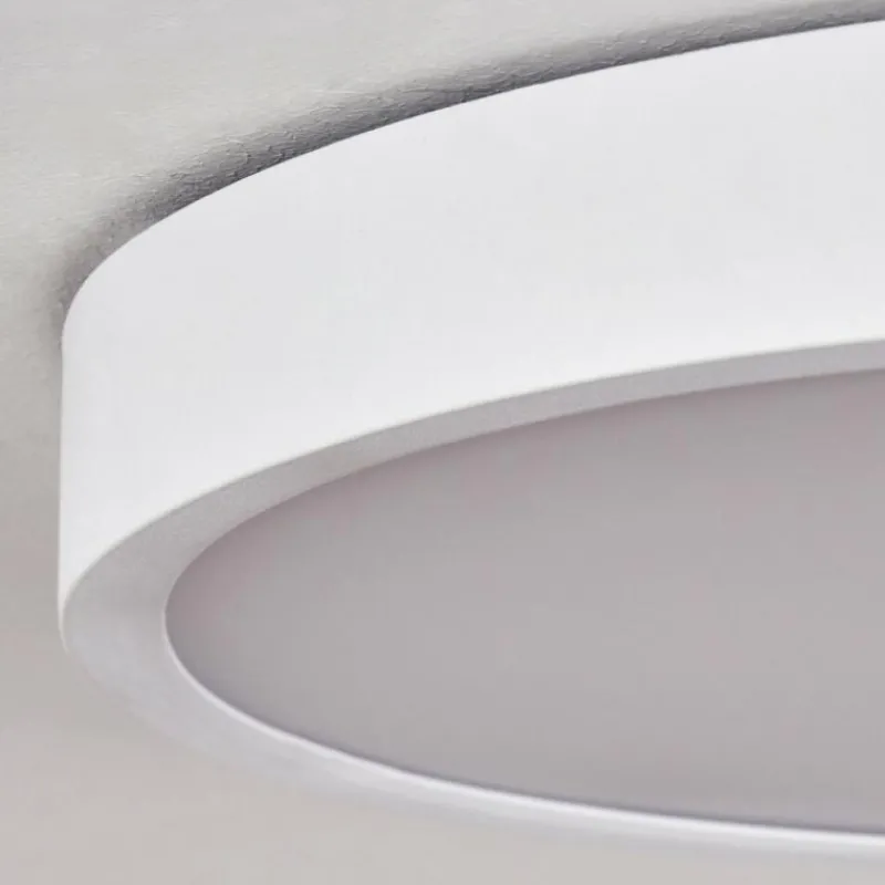 Luminaires Scandinaves-hofstein Plafonnier Pontchardon LED Blanc, 1 lumière