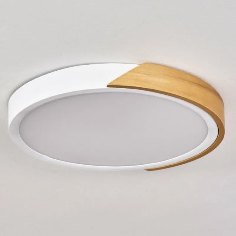 Luminaires Scandinaves-hofstein Plafonnier Pontchardon LED Blanc, 1 lumière