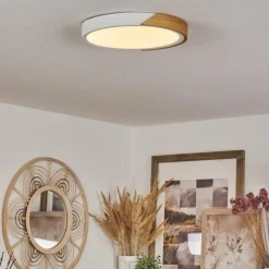 Luminaires Scandinaves-hofstein Plafonnier Pontchardon LED Blanc, 1 lumière