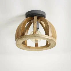 hofstein Plafonnier Portelo Noir, 1 lumière