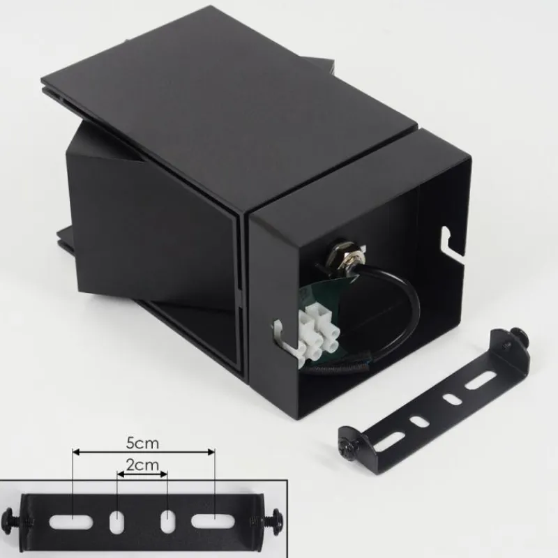 hofstein Plafonnier Prassinet Noir, 1 lumière