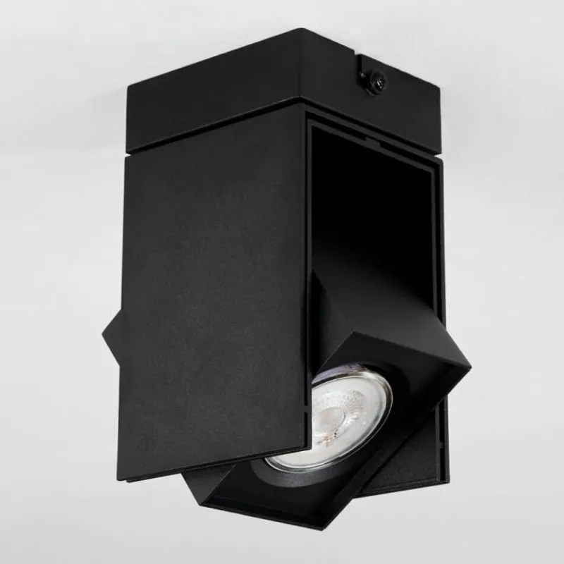 hofstein Plafonnier Prassinet Noir, 1 lumière