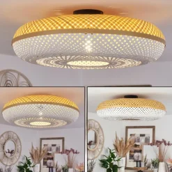 Luminaires Scandinaves-hofstein Plafonnier Pucapa Noir, 1 lumière