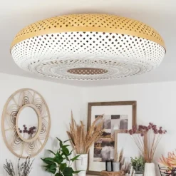 Luminaires Scandinaves-hofstein Plafonnier Pucapa Noir, 1 lumière