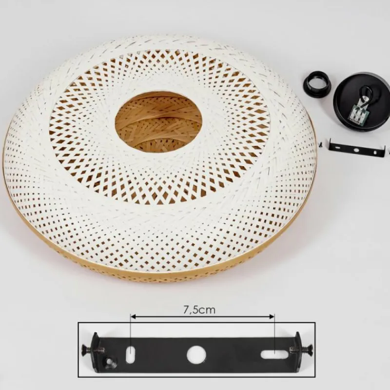 Luminaires Scandinaves-hofstein Plafonnier Pucapa Noir, 1 lumière