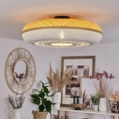 Luminaires Scandinaves-hofstein Plafonnier Pucapa Noir, 1 lumière