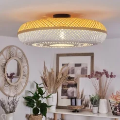 Luminaires Scandinaves-hofstein Plafonnier Pucapa Noir, 1 lumière