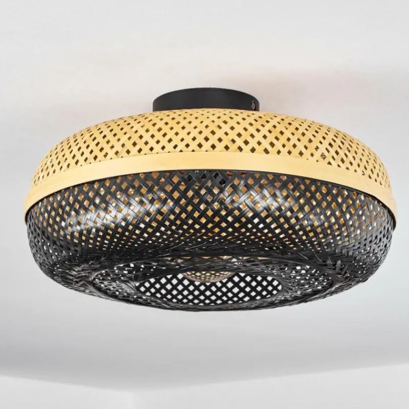 Luminaires Scandinaves-hofstein Plafonnier Pucapa Noir, 1 lumière