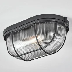 hofstein Plafonnier Quintay Noir, 1 lumière