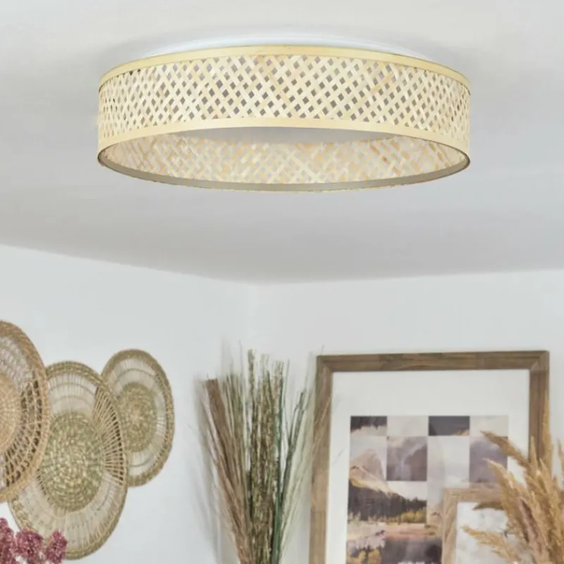 Luminaires Scandinaves-hofstein Plafonnier Quintinha LED Blanc, 1 lumière