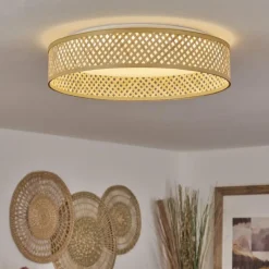 Luminaires Scandinaves-hofstein Plafonnier Quintinha LED Blanc, 1 lumière