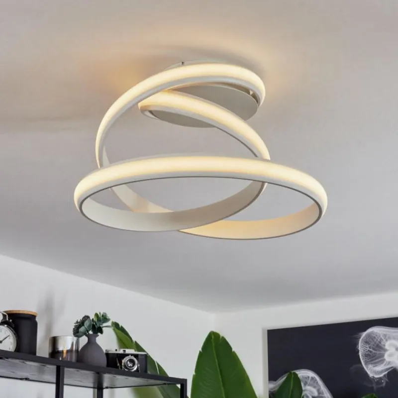 hofstein Plafonnier Ramada LED Blanc, 1 lumière